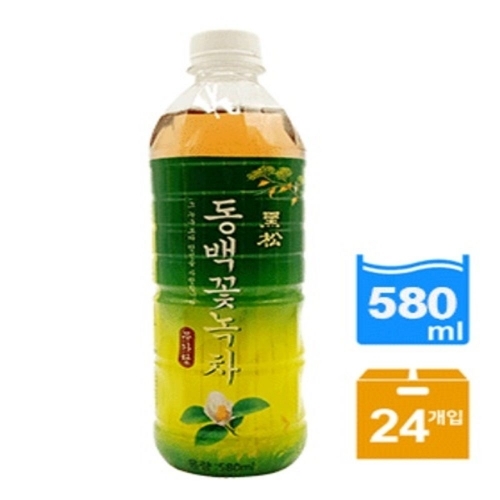 동백꽃 녹차 580ml