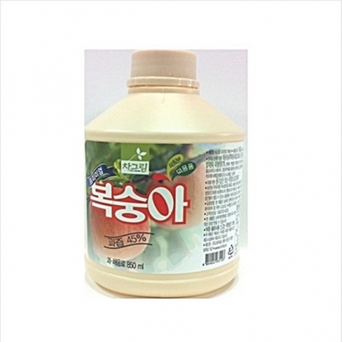 차그림 농축과일원액 복숭아원액 850ml