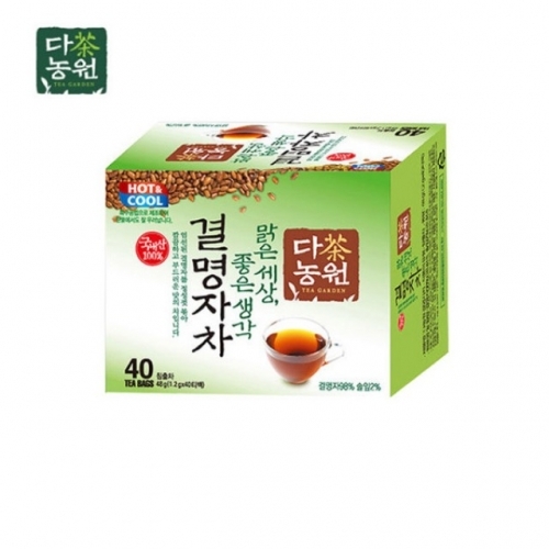 결명자차-40티백 깔끔하고부드러운맛 건강차 찬물에도잘우러나는