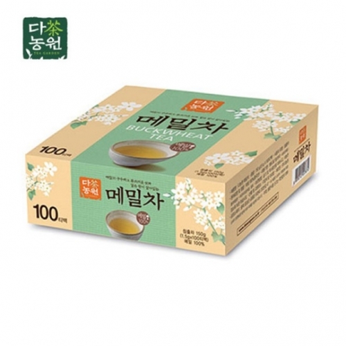 메밀차-100티백 구수한맛 건강차 손님대접용