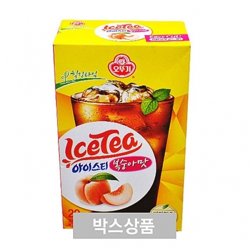 오뚜기 아이스티 복숭아맛 14g x 20개입 X 8EA.