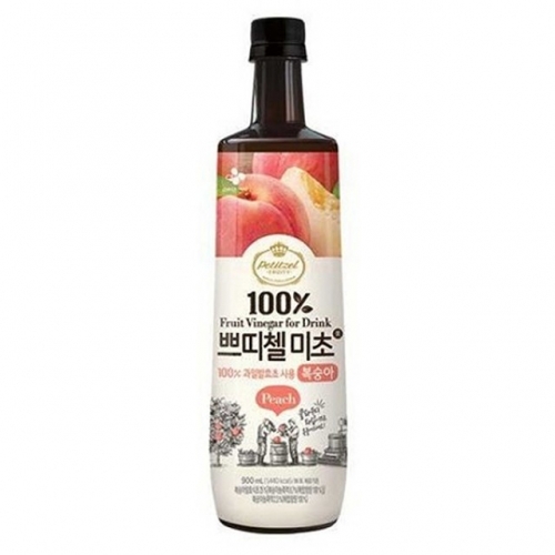 쁘띠첼미초 복숭아900ml