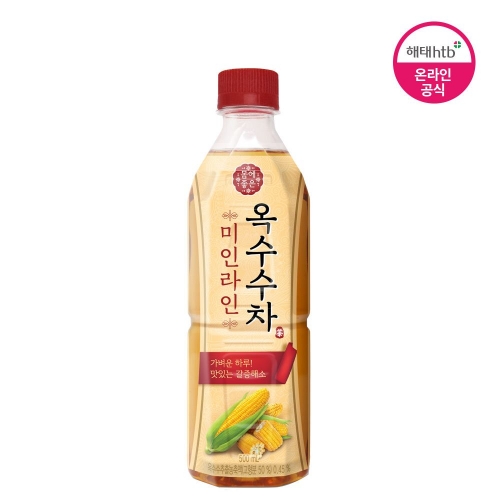 페트음료 도매음료 미인라인 옥수수차500ml 24펫