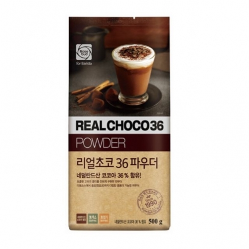 로즈버드 리얼초코 36파우더 500g 초코가루 커피 모카