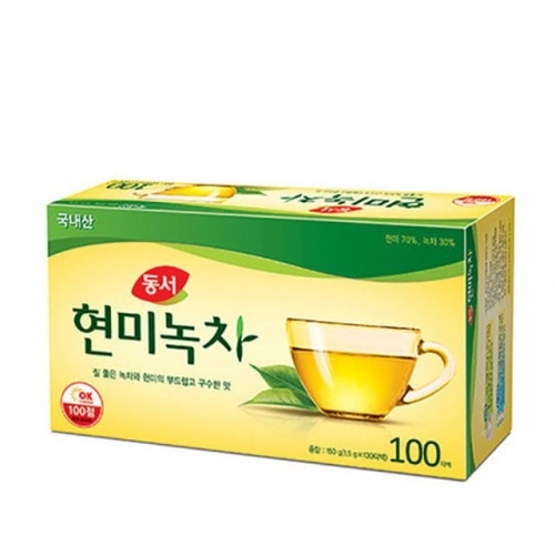 동서 현미 녹차 100티백 150g