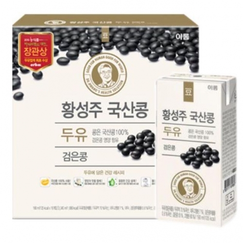 황성주 검은콩두유 190ml x16입