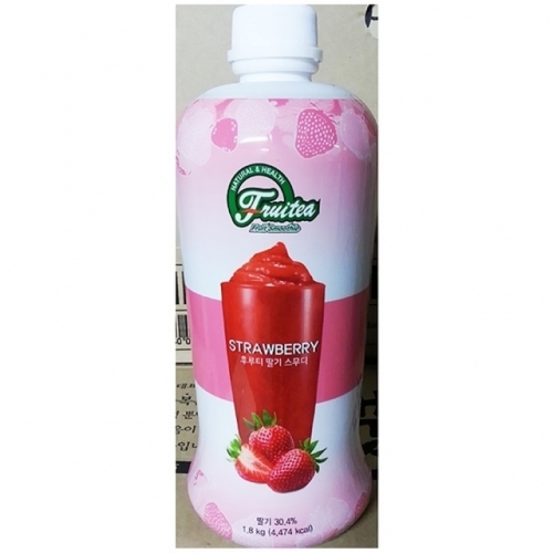 딸기 스무디 과즙음료 식자재도매 (1.8KgX6개) 세미