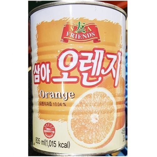 오렌지 농축액 과채주스 식자재도매 (835mlX12개) 삼아