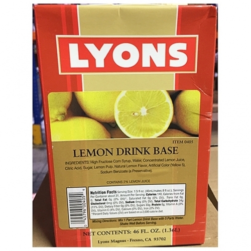 레몬주스 농축액 식자재도매 과채주스 (1.36KgX1개) 세미