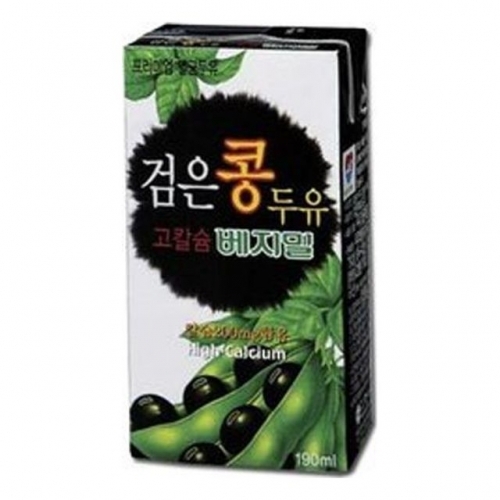 (정식품베지밀) 베지밀 검은콩두유 190ml 48개입