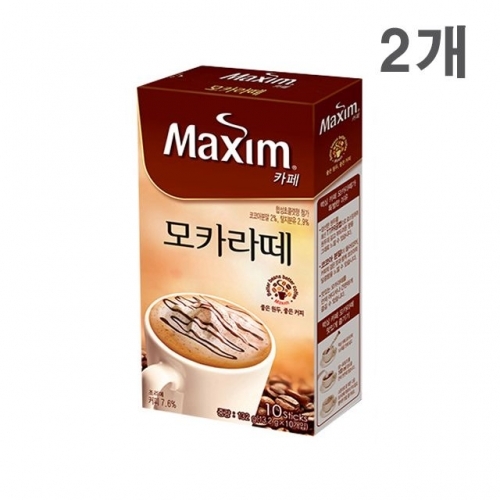 동서 맥심 커피믹스 모카라떼 10T x 2개