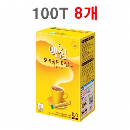 동서 맥심 모카골드 마일드 커피믹스 100T x 8