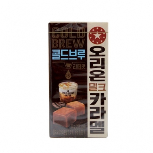 오리온)밀크카라멜 콜드브루라떼맛 63g x 24개