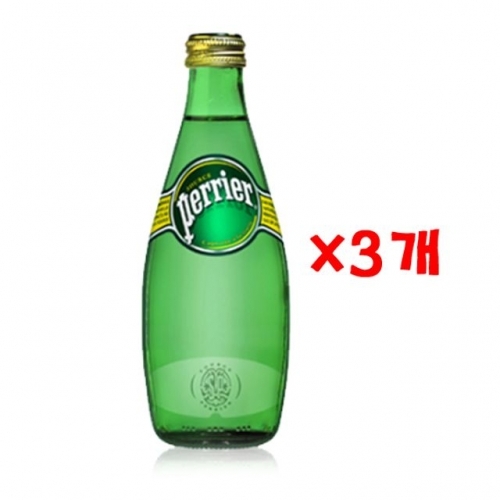 페리에 레몬 330ml X 3개 탄산음료 유리병탄산 음료수