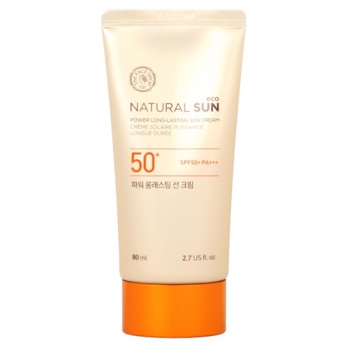 D_더페이스샵 내추럴선 에코 파워 롱래스팅선 SPF45 대용량 80ml