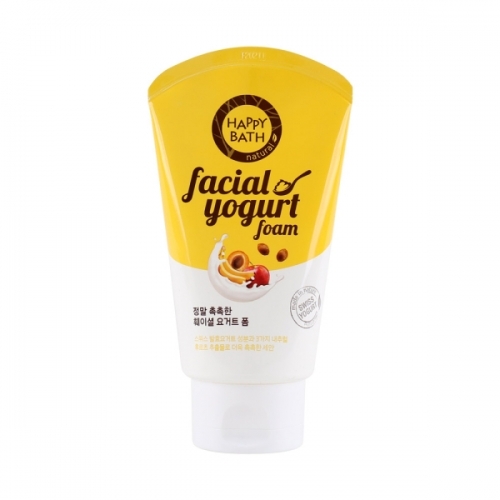 F_해피바스 훼이셜 요거트 정말 촉촉한 타입 폼 120g