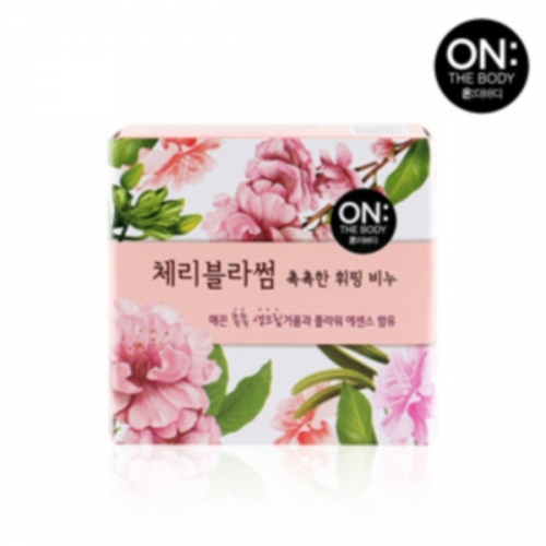 F_엘지 온더바디 체리블라썸 촉촉한 휘핑 비누 90g