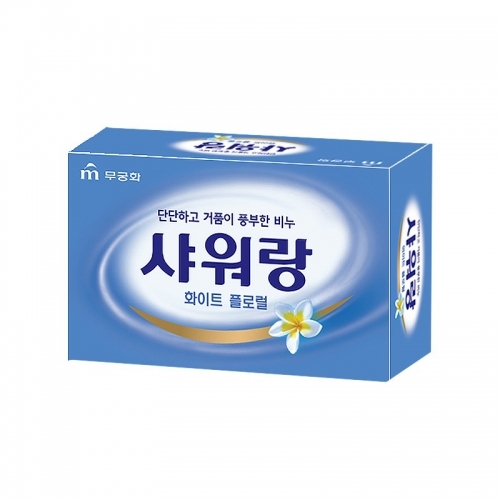 무궁화 샤워랑 화이트 플로럴 비누 130ml 1개입