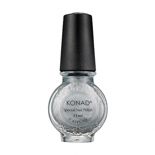 KONAD 스템핑 스페셜 폴리쉬 파우더리 실버 11ml 네일