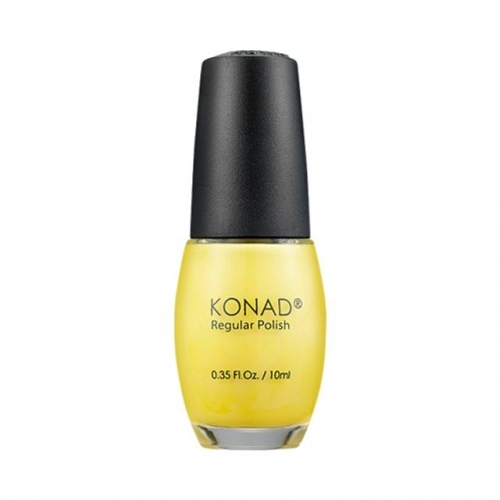 KONAD 스탬핑 레귤러 폴리쉬 파스텔 옐로우 네일아트
