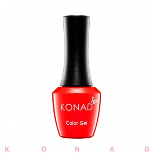 KONAD 네일아트 컬러 젤 폴리쉬 네온 레드