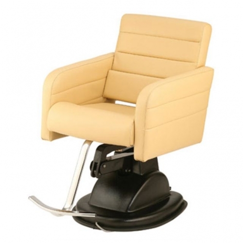 미용 메이크업 의자 원형 히포 옐로우