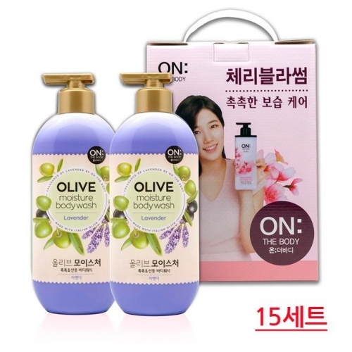 온더바디 라벤더 바디워시 500ml 2개(15세트 1Box)