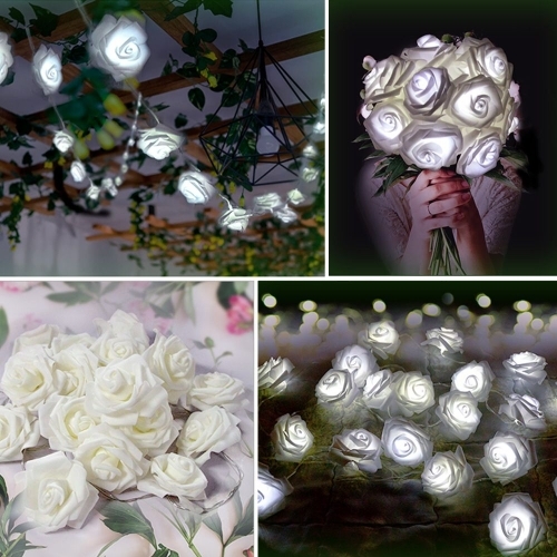 LED 플라워가랜드 플라워전구 꽃전구 인테리어조명 백색