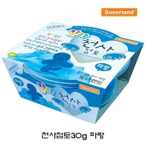 천사점토30g 파랑_2P_칼라점토 오감놀이 찰흙놀이