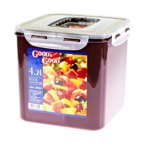 김치냉장고 핸드형정사각밀폐 쵸코-4.2L