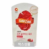 청정원 SAVZAK 사브작 오븐 슬라이스 육포 화끈한 맛 30g X 30EA.