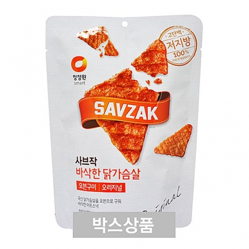 청정원 SAVZAK 사브작 바삭한 닭가슴살 오븐구이 오리지널 30g X 30EA.