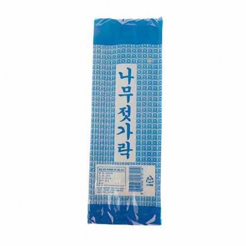일회용식기 중부위생나무젓가락-종이 10P40p (묶음)