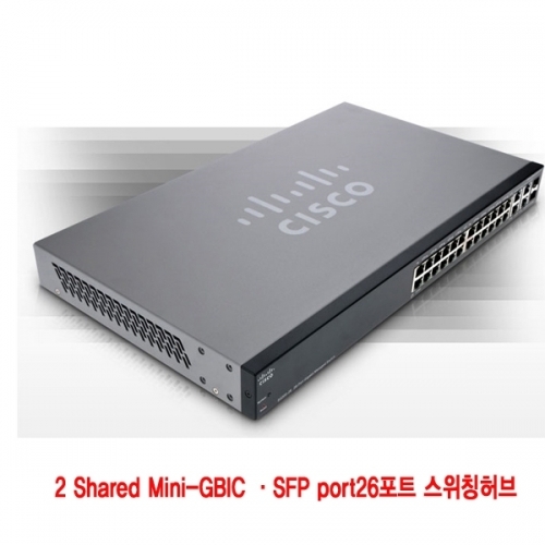 10 100 · 1000 Gigabit Switch 2 Shared Mini-GBIC ·SFP port26포트(port) 스위칭허브(BLC1905)