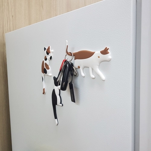 1P 고양이 냉장고자석 명함자석 메모판자석