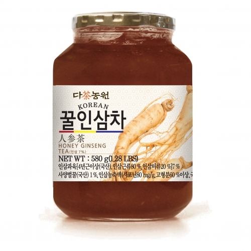 다농원 꿀인삼차 580g 액상차