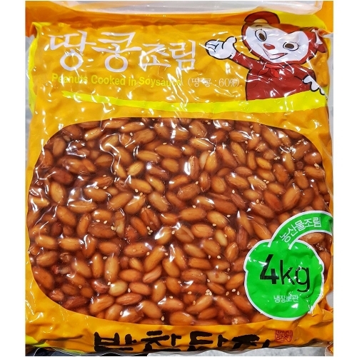 식재료 반찬단지 땅콩간장조림 4KX4