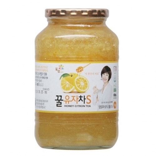 꽃샘)꿀유자차S(1KG)-박스(8개입)