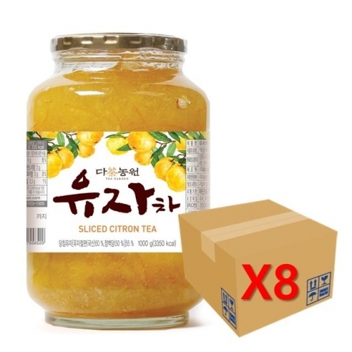 다농원 유자차 1kg 1BOX (8개입)
