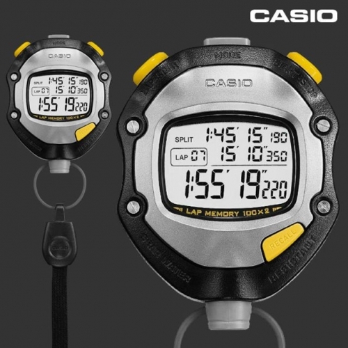 마라톤 CASIO 스톱워치 시계 카시오 전자 HS-70W-1