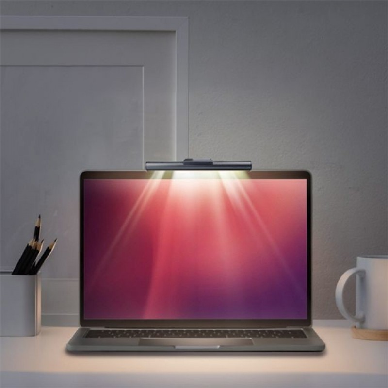 Coms 노트북 거치 LED 조명바 터치 C타입 밝기조절