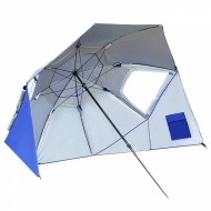 스토리지썬 1초 우산 텐트 캠핑 다용도-블루