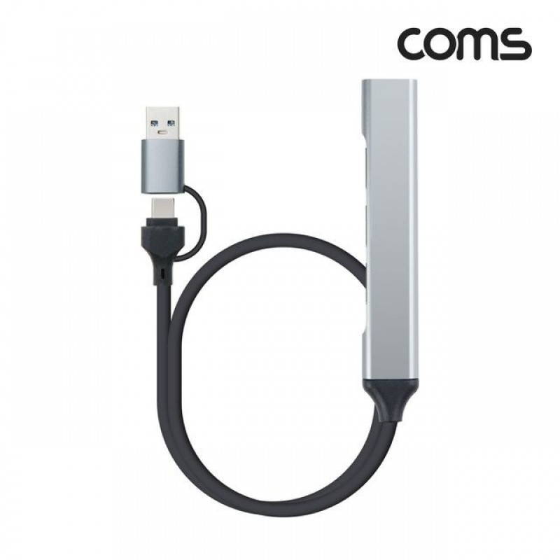 허브 4포트 타입 C USB3.0 USB USB 2.0