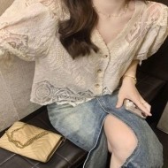 레이스 반팔 가디건 2컬러