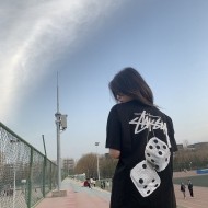 스투시 퍼지 다이스 티셔츠 Stussy Fuzzy Dice T-Shirt