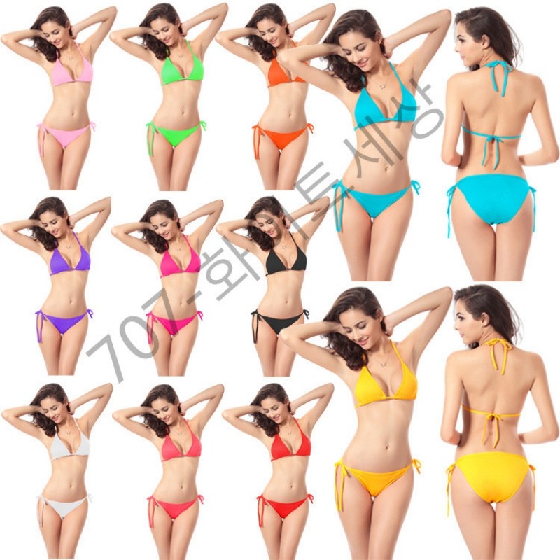 BIKINI 고메즈 하이웨스트 비키니 DM005