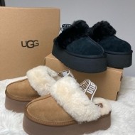 어그 UGG 펀케트 여성 양털 통굽 슬리퍼 3색 FUNKETTE 1113474