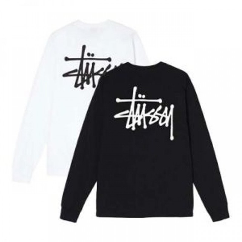 STUSSY 스투시 베이직 롱슬리브 긴팔 티셔츠