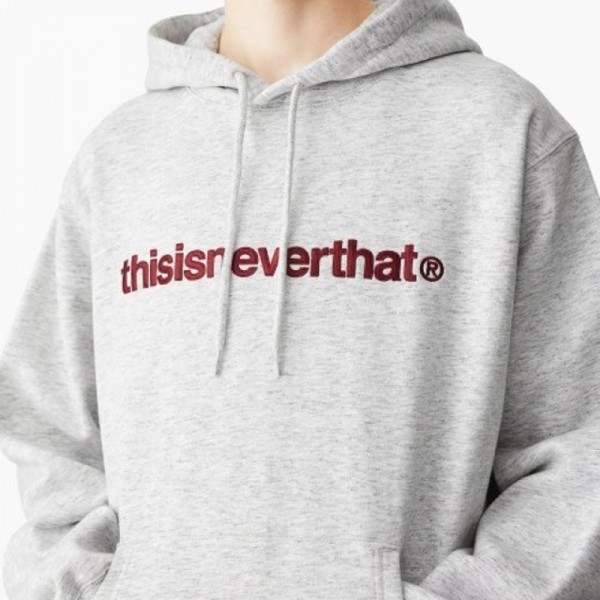 잇썸몰,THISISNEVERTHAT T-Logo Hoodie Light Heather