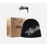STUSSY 스투시 비니 브러쉬드 아웃 스탁 스컬캡